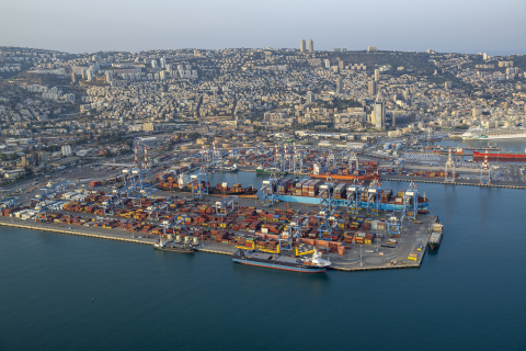 Israel: Import-oriented maritime economy. Photo: Haifa Port